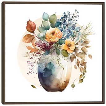 Masterpiece Flowers in Vase 7 Framed Wall Art