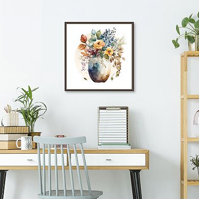 Masterpiece Flowers in Vase 7 Framed Wall Art
