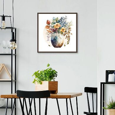 Masterpiece Flowers in Vase 7 Framed Wall Art