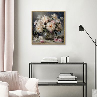 Masterpiece Romantic Flowers Framed Wall Art