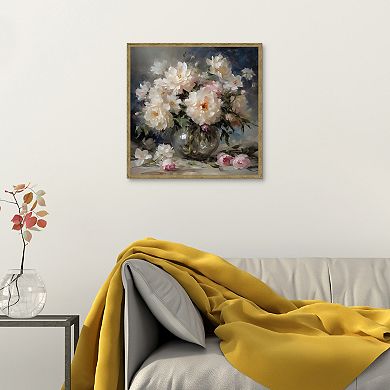 Masterpiece Romantic Flowers Framed Wall Art
