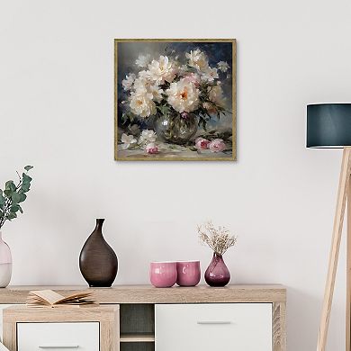 Masterpiece Romantic Flowers Framed Wall Art