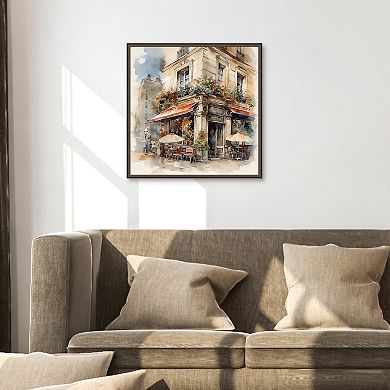 Masterpiece Paris Cafe 3 Framed Wall Art