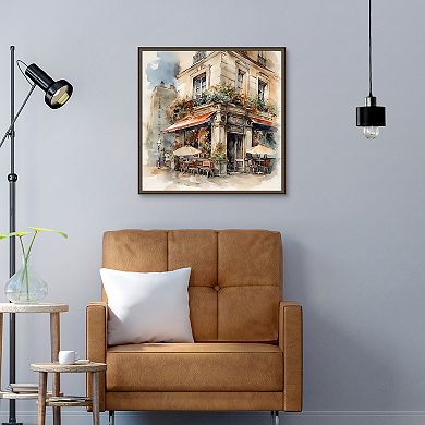 Masterpiece Paris Cafe 3 Framed Wall Art