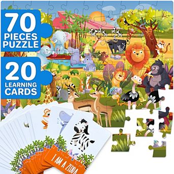 QUOKKA 70 pc Search & Find Riddle Kids Puzzles 4-6 Years Old