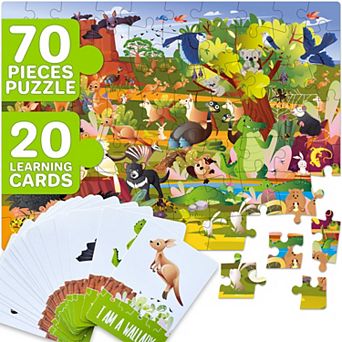 QUOKKA 70 pc Search & Find Riddle Kids Puzzles 4-6 Years Old