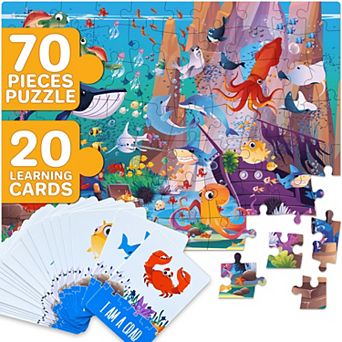 QUOKKA 70 pc Search & Find Riddle Kids Puzzles 4-6 Years Old