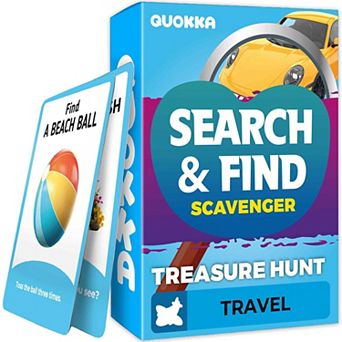 QUOKKA Scavenger Hunt Cards for Kids Ages 4-8 - Educational Party
