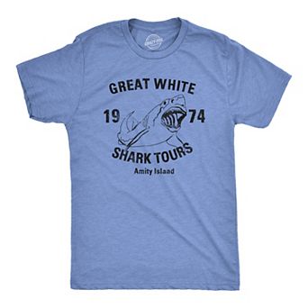 Great White Shark Tours T-Shirt Vintage Movie Boating Shirts Fishing Tees