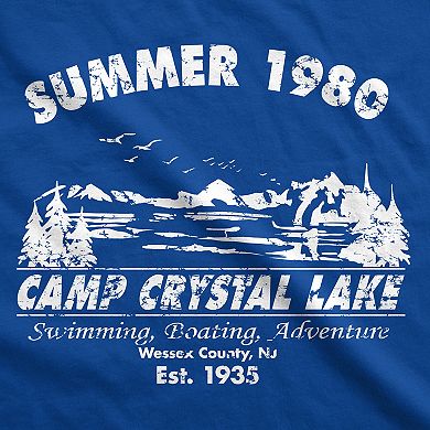 Mens Summer 1980 Men Funny T shirt Graphic Camping Vintage Cool 80s Novelty Tees