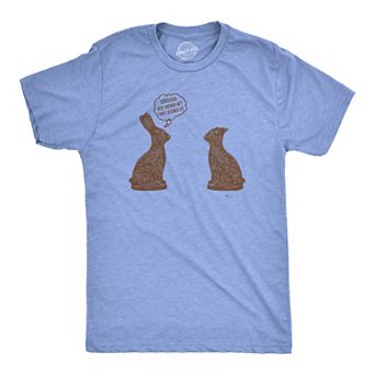 Mens You Should Get That Looked At Easter T Shirt Funny Chocolate Bunny Tee