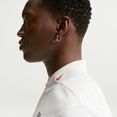 Men's Nike White USMNT Dri-FIT Victory Solid Polo