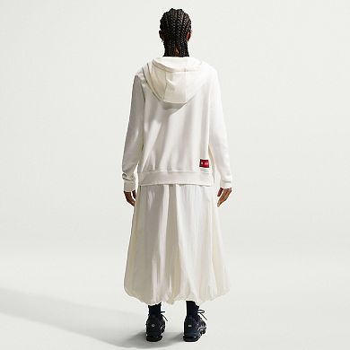 Women's Nike White USMNT Club Fleece Full-Zip Hoodie