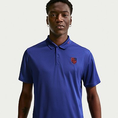 Men's Nike Royal USMNT Dri-FIT Victory Solid Polo