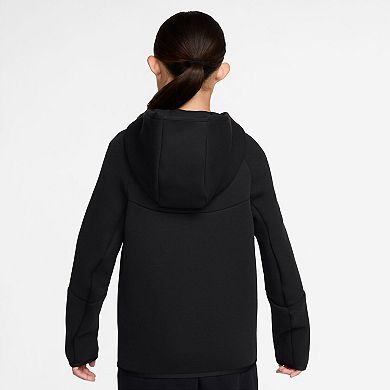 Youth Nike Black USMNT Tech Fleece Full-Zip Hoodie