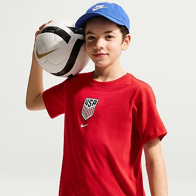 Youth Nike Red USMNT Crest T-Shirt