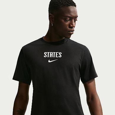 Men's Nike Black USMNT Wordmark T-Shirt