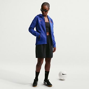 Women's Nike Royal USMNT Tech Fleece Windrunner Full-Zip Hoodie