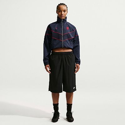 ニールプライド　ライフジャケット　レディース Women's Nike Navy USMNT Windrunner UV Woven Full-Zip Jacket
