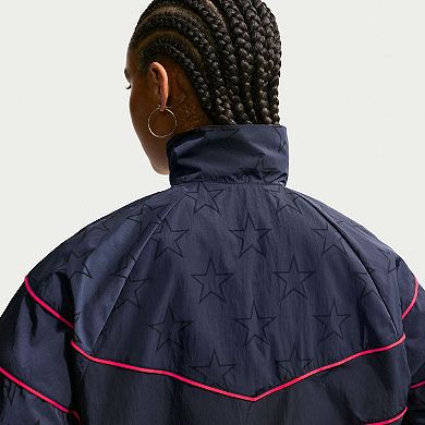 Women's Nike Navy USMNT Windrunner UV Woven Full-Zip Jacket