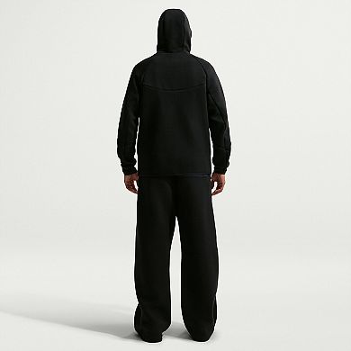 Men's Nike Black USMNT 2026 Tech Fleece Windrunner Raglan Full-Zip Hoodie