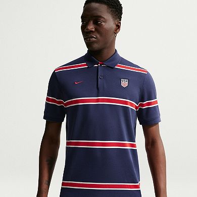 Men's Nike Navy USMNT Dri-FIT Polo