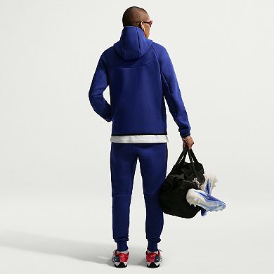 Men's Nike Royal USMNT 2026 Tech Fleece Windrunner Raglan Full-Zip Hoodie