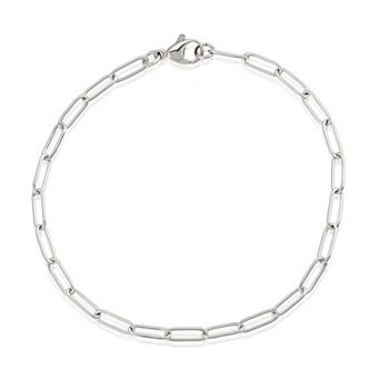 ELYA Women's Adjustable Paperclip Chain Bracelet