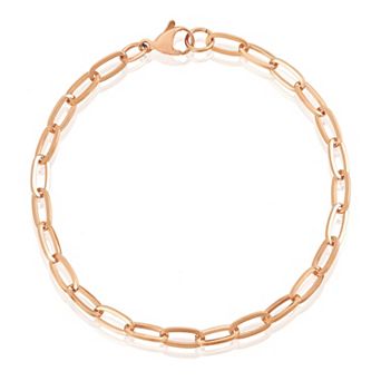 ELYA Women's Adjustable Paperclip Chain Bracelet