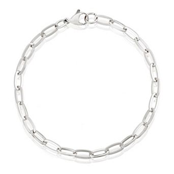 ELYA Women's Adjustable Paperclip Chain Bracelet