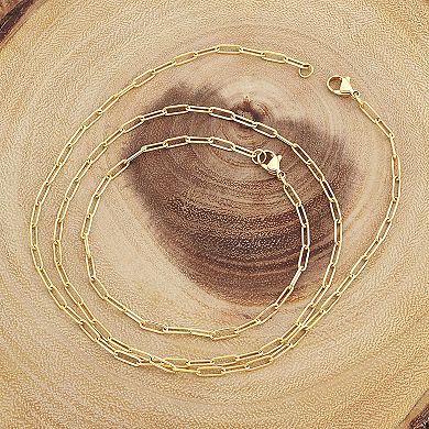 ELYA Women's Adjustable Paperclip Chain Necklace