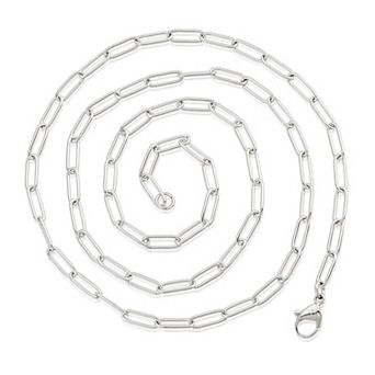 ELYA Women's Adjustable Paperclip Chain Necklace