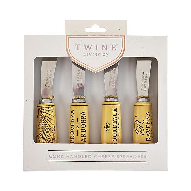Cork Handled Cheese Spreader Set by Twine®