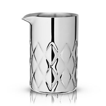 Harrison Double-Walled Mixing Glass in Silver Viski®