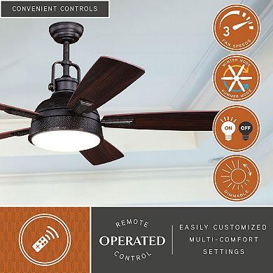 Walton LED 52" LED Ceiling Fan Gold Stone