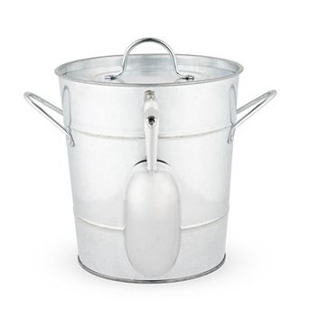 Galvanized Metal Ice Bucket by Twine®