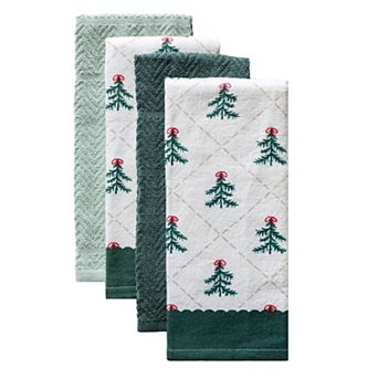 St. Nicholas Square® 4-Pack Christmas Tree Kitchen Towels