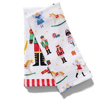 St. Nicholas Square® 2 pc Nutcracker Kitchen Towel Set
