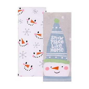 St. Nicholas Square® 2 pc Snow Friends Kitchen Towel Set