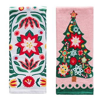 St. Nicholas Square® 2 pc Christmas Tree Kitchen Towels