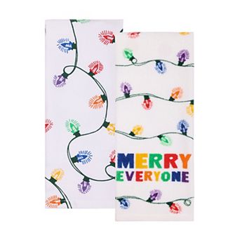 St. Nicholas Square® 2 pc Merry Everyone Kitchen Towel Set