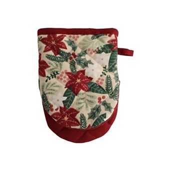 St. Nicholas Square® Poinsettia Mini Oven Mitt