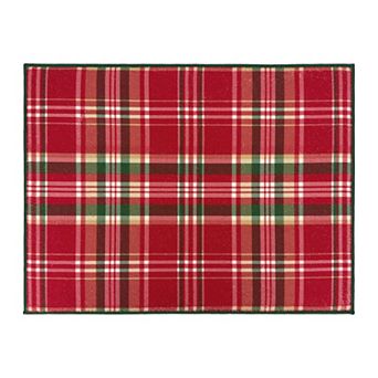 St. Nicholas Square® Holiday Plaid Dish Dry Mat