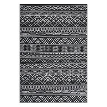 Boho Area Rug Machine Washable Non Shedding Stain Resistant Floor Cover for Living Room Laundry