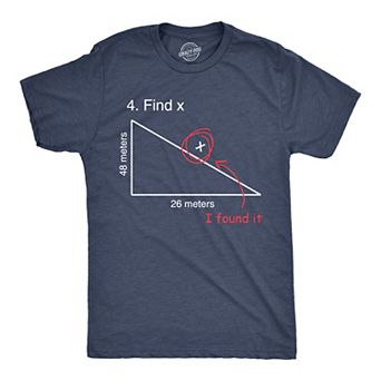 Find X T Shirt Funny Saying Math Teacher Graphic Sarcastic Gift Novelty Dad Joke