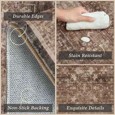 BOGASYL 3 Piece Vintage Kitchen Rug Set