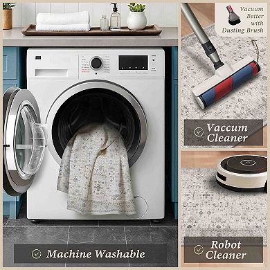 BOGASYL 3 Piece Vintage Kitchen Rug Set