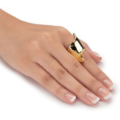 Free-Form 18k Gold-Plated Ring