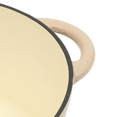 Gibson Home Addlestone 5 Quart Enameled Cast Iron Dutch Oven with lid