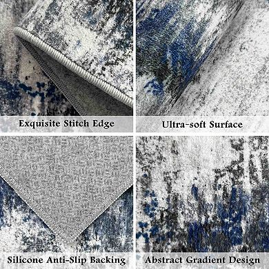 BOGASYL 3 Piece Non Slip Kitchen Rug Set